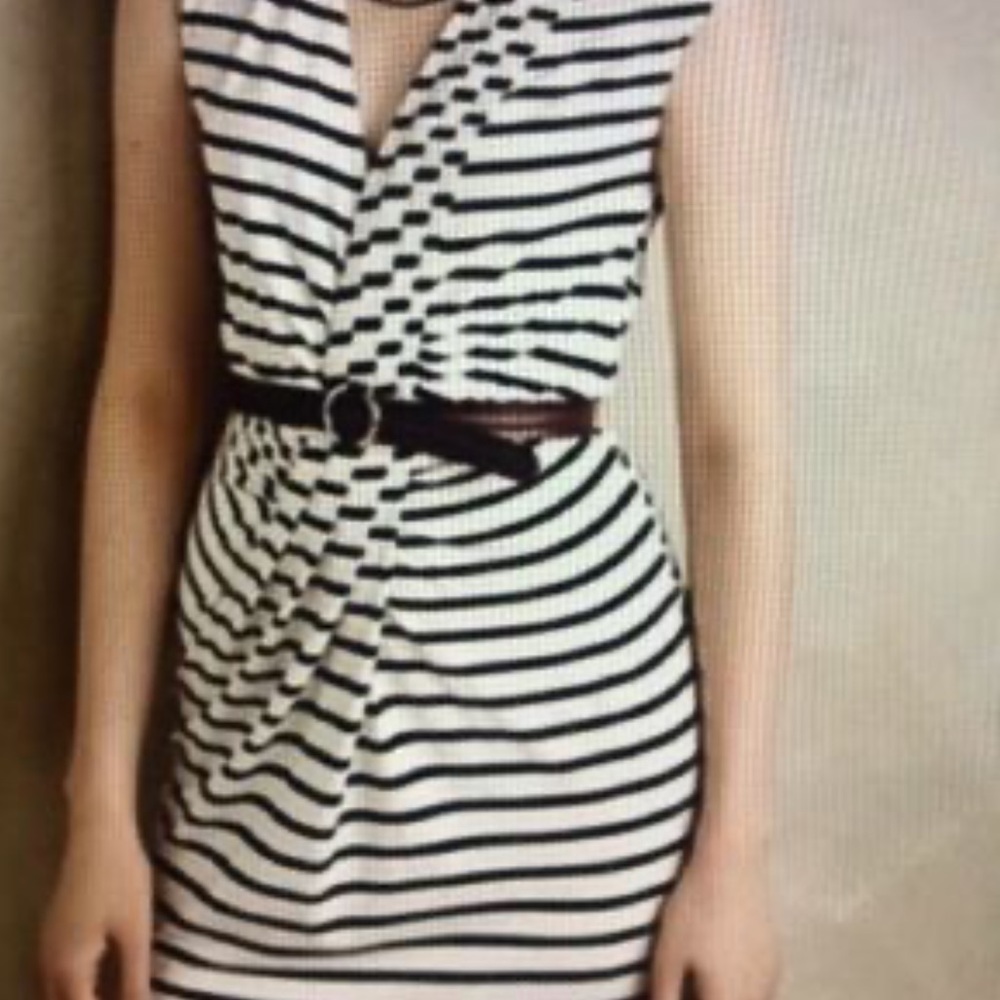 Anthropologie Bailey 44 Confluence Striped Mini Dress